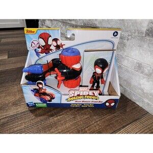 Marvel Spidey and His Amazing Friends Miles Morales Techno-Racer